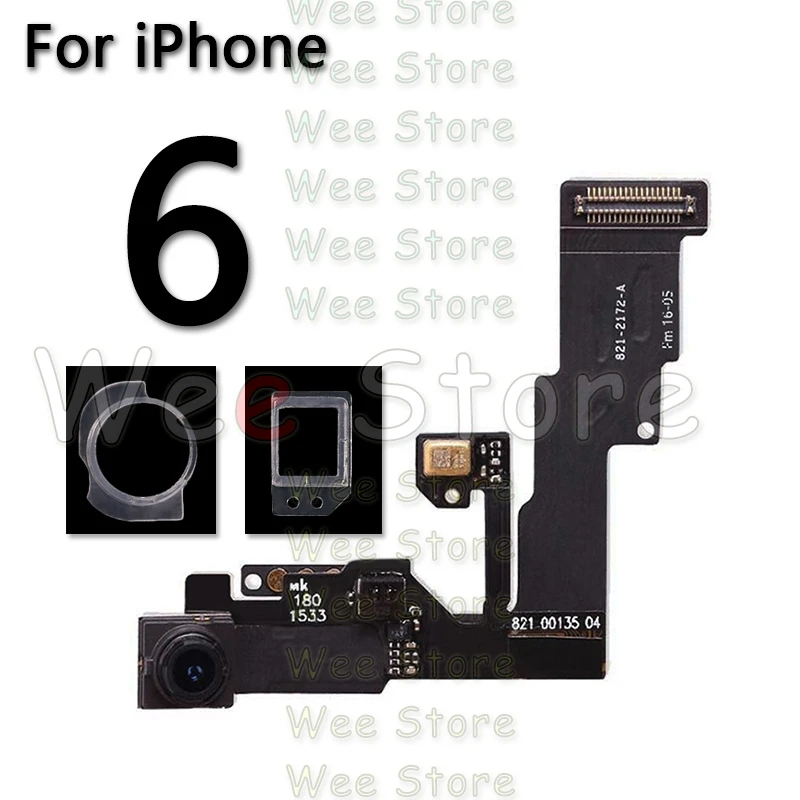 Оригинальная маленькая фронтальная камера Flex для iPhone 6 6s Plus 5 5S 5C SE правый датчик приближения фронтальная камера шлейф - Цвет: For iPhone 6