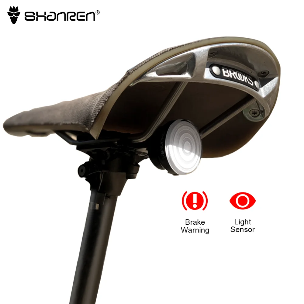 

Bicycle Smart Auto Brake Sensing Light LED Charging IPx6 Waterproof Cycling Tail light Bike Rear saddle Light Accessories