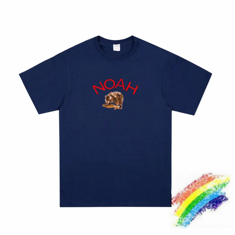 2020ss NOAH Osaka Bears T Shirt Men Women 1:1 High Quality Classic Logo T-shirt Top Tees | Мужская одежда