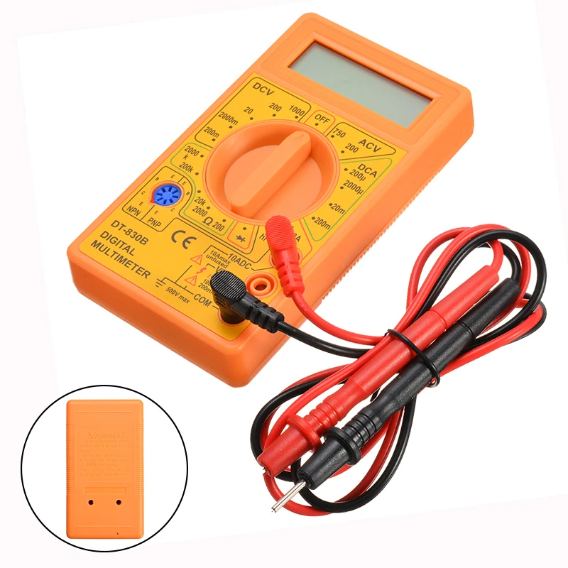 

1pc Portable Digital LCD Multimeter AC 1000V DC 750V Voltmeter Ammeter Volt AC DC Meter Tester