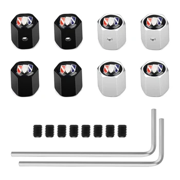 

Car Auto Wheel Tyre Tire Stem Air Valve Caps Dust Covers for Buick Accessories