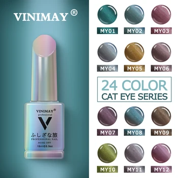 

VINIMAY Cat Eye Gel Nail Polish vernis semi permanant UV Nail Gel Lak Primer Soak Off Nail Art Gel Varnish Gelpolish Manicure