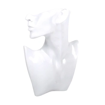 

Holder Resin Mannequin Chain Store Jewelry Display Stand Rack Decoration Show Shelf Home Bedroom Necklace Earring Organizer