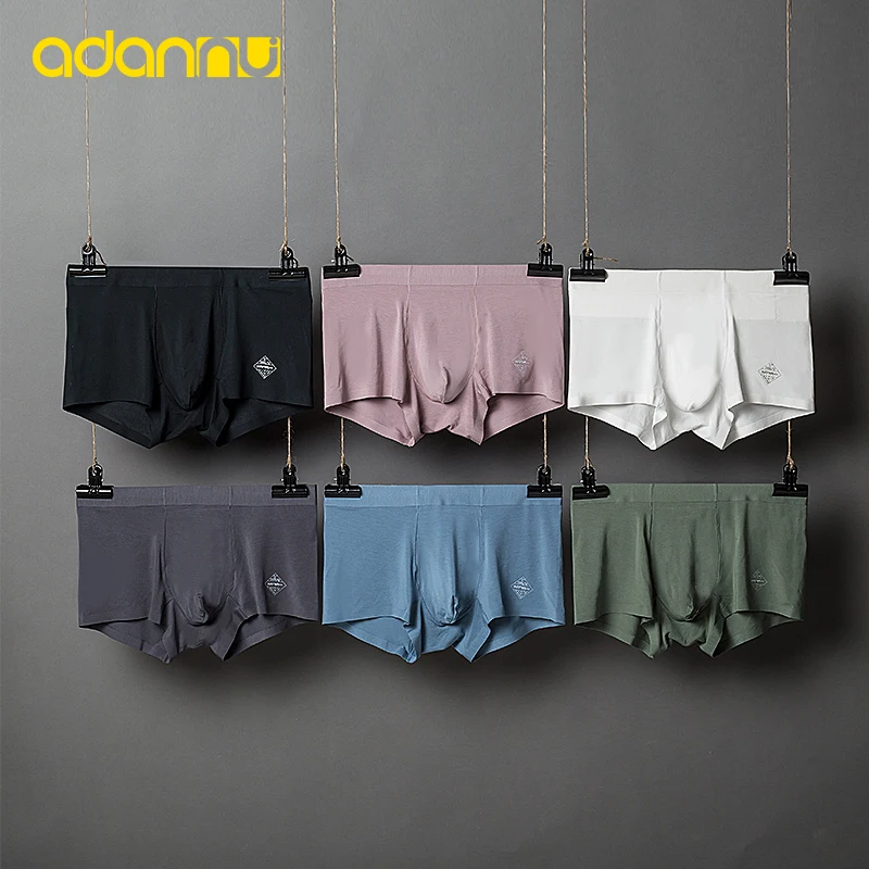

ADANNU 6pcs men underwear sexy men boxers modal cueca tanga boxer hombre male underpants breathable quick dry boxers shorts