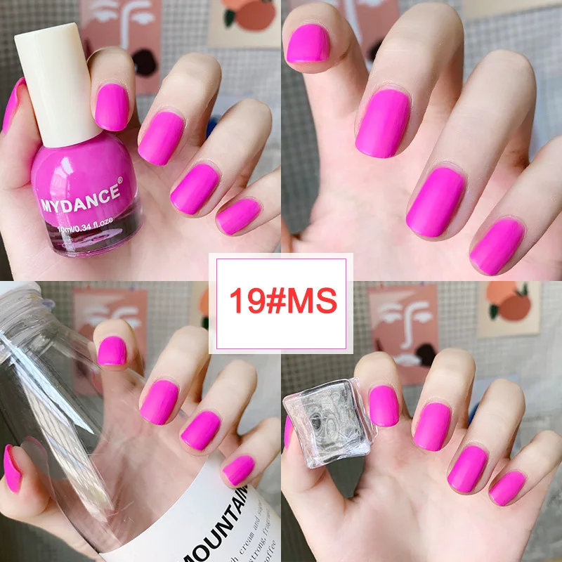 19 Matte Nail Polish Satin Velvet Long-lasting Nail Polish for Girls Nail Art Decoration YUF99 - Цвет: 19