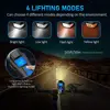 Waterproof Bicycle Light USB Rechargeable Bike Front Light Flashlight with Bike Computer LCD Speedometer Cycling Head Light Horn ► Photo 3/6