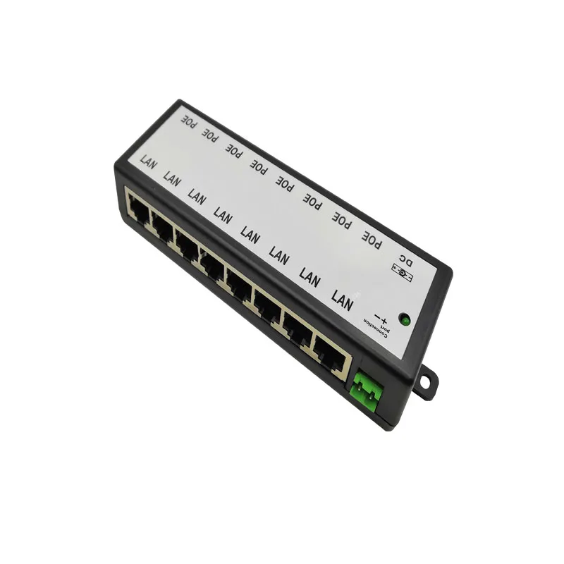 

8-port PoE Injektor fьr Ьberwachung POE IP Kamera Wifi AP VoIP Power Over Ethernet IEEE802.3af/bei Power adapter
