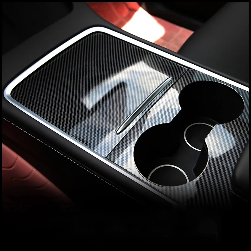 Аксессуары для Tesla Model 3 пластиковый патч из углеродного волокна 2021 | Автомобили и