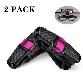 

2PCS ABS Sun Visor Clip Sunglasses Holder for Car Sun Visor Car Sunglasses Clip Glasses Hanger Mount Automobile Glasses Holders