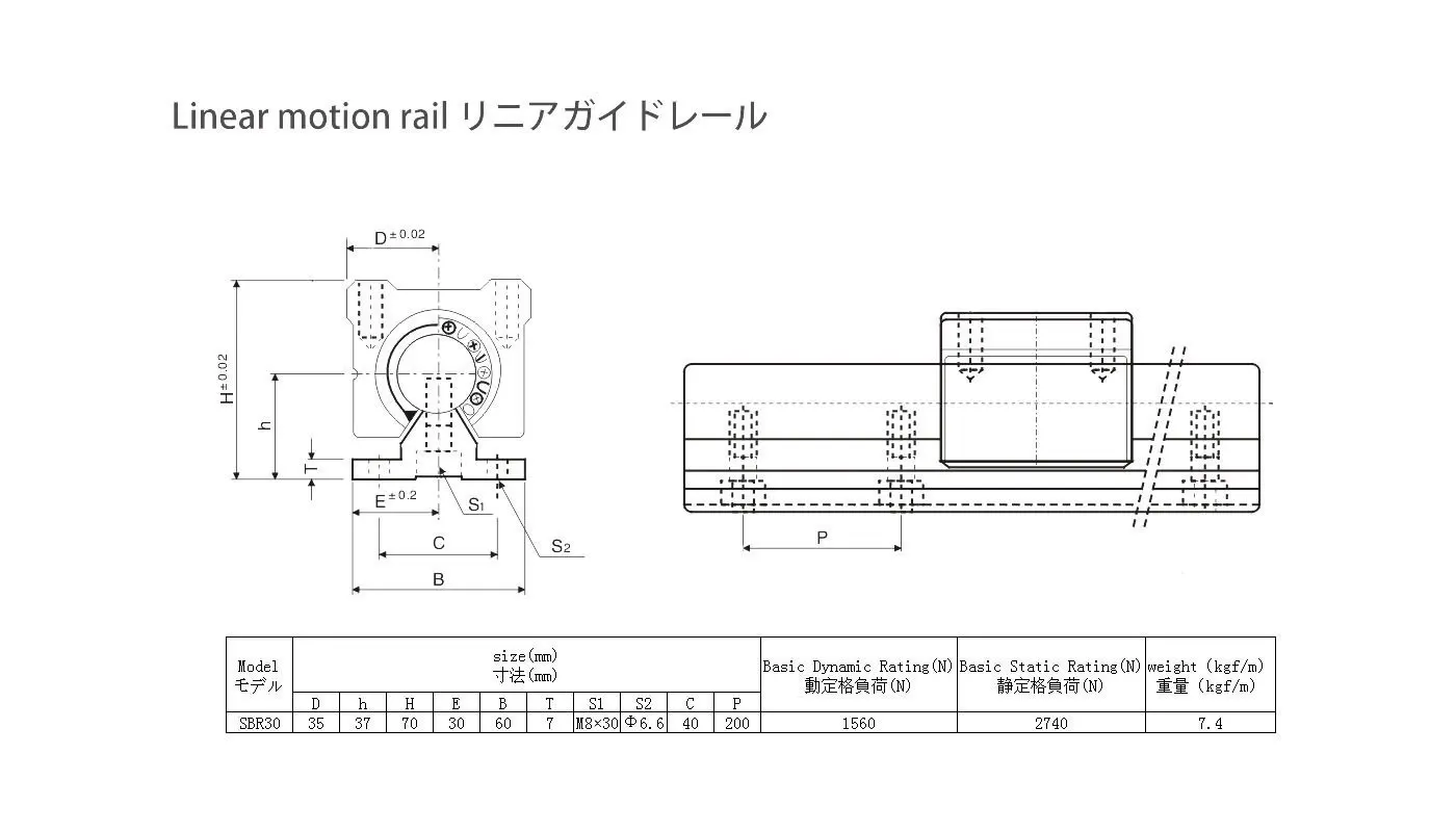 Antrella линейные рельсы CNC части SBR30 350-900 мм полностью Поддерживаемые линейные направляющие с SBR30LUU блочные подшипники