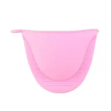 Жена помощник теплоизоляционные перчатки силиконовый зажим для рук инструменты для выпечки розовый