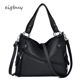 

Women Bag Korean Style Satchel Luxury Handbags Women Bags Designer Pu Leather Shoulder Bags For Girls Black Bolsos Mujer