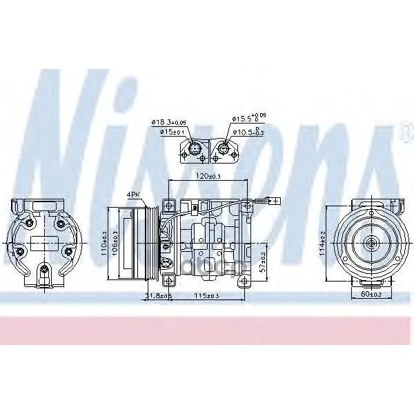 Компрессор Кондиционера Nissens арт. 89099