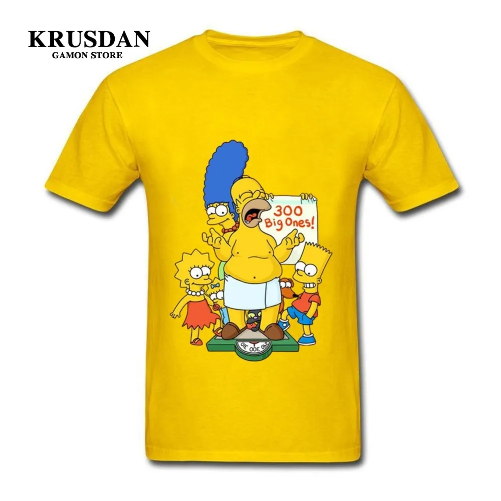 Брендовая мужская Молодежная Футболка The Simpson Семейные футболки с коротким