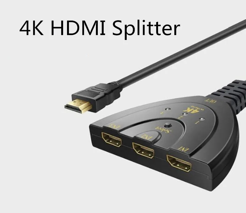 HDMI сплиттер 4K 4096 3840 Full 1080p видео высокой четкости 3*1 HDMI переключатель 3 в 1 Выход Дисплей для HDTV DVD PS3 Xbox топ продаж