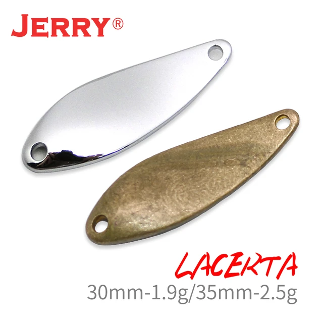 Jerry 1.8g 2.4g Micro Fishing Spoons Brass Unpianted Blank Body Area Trout  Spinner Freshwater