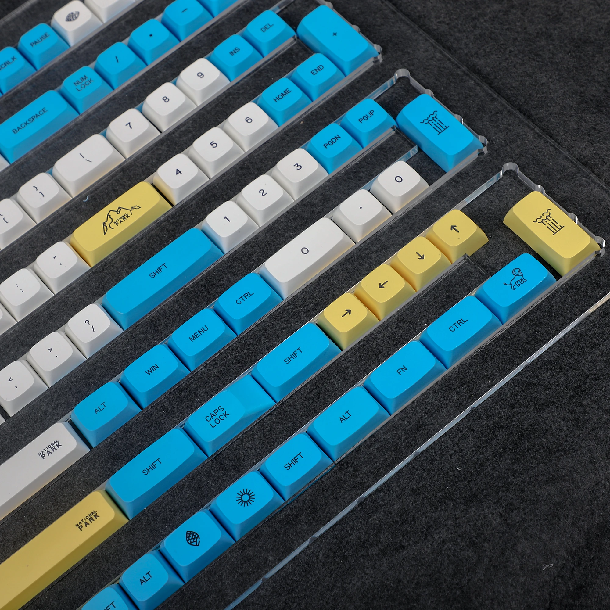 Ymdk Capa de Teclado Digital Máquina de Tingimento Sub Zda Forma de Bola Pbt Semelhante ao Xda para Teclado mx 104 87 61 96 Kbd75 Sp64 Gk64x Tada68 - Imagem 3