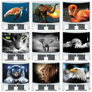 

Hot Selling Hot Selling Animal Home Decoration Background Cloth Tapestry Table Cloth Anchor Decorative Wall Cloth