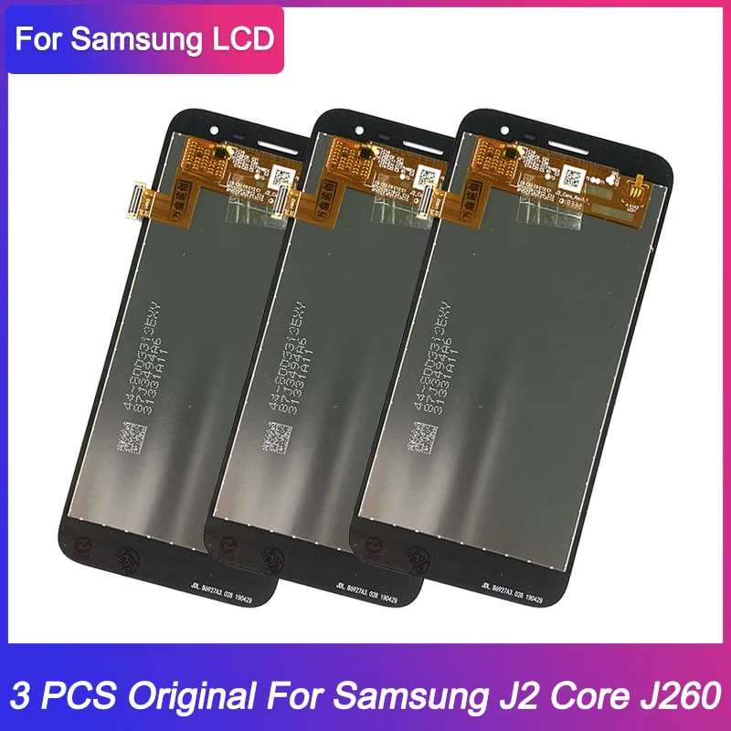 3 шт./лот 100% Оригинальный ЖК-дисплей для Samsung Galaxy J2 Core J260 экран сенсорный