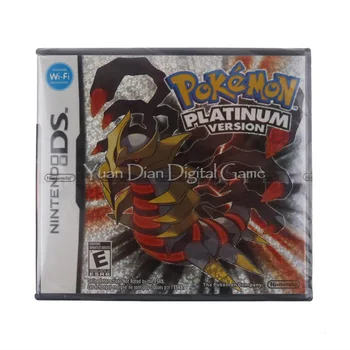 

For Nintendo DS 2DS 3DS Video Game Cartridge Console Card Poke Series Platinum US Version