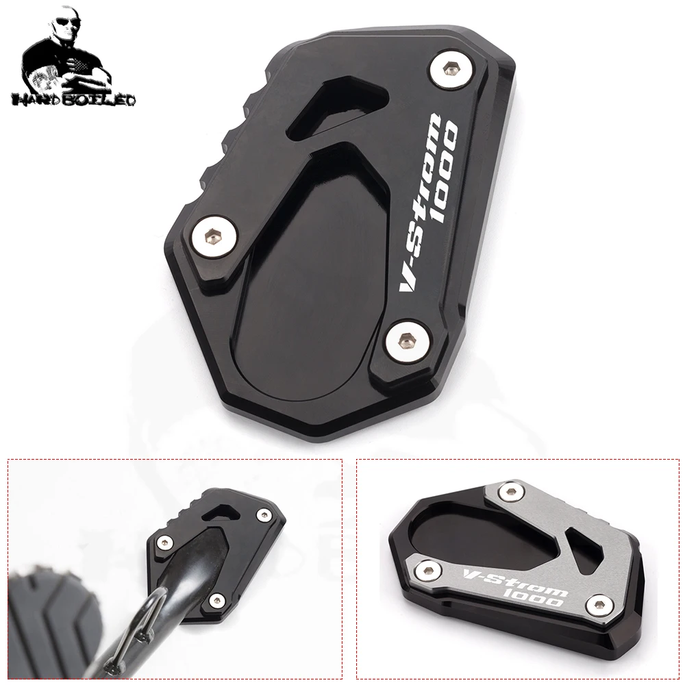 

Motorcycle Kickstand Plate Pad Stand Enlarger Accessories For SUZUKI V-STROM 1000/XT VSTROM1000 VSTROM 1000XT 2014 -2022