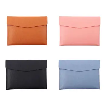 

Waterproof Leather A4 Business Briefcase File Folder Document Paper Organizer Storage Bag