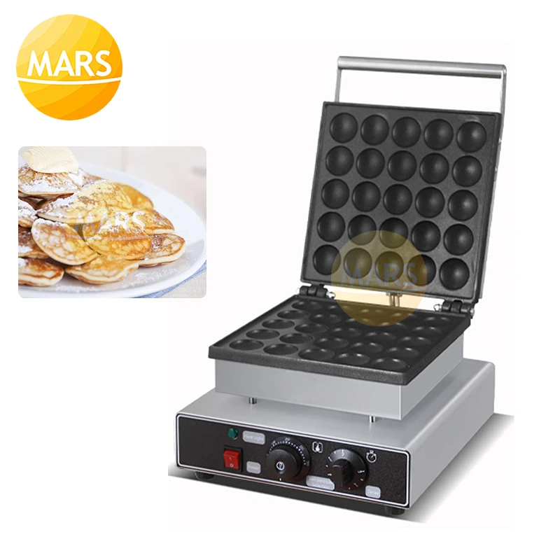 Grondwet wetenschapper zitten Non stick Elektrische 25 Stuks Mini Nederlandse Pancake Maker Commerciële  Poffertjes Grill Machine Pan Cake Baker Wafelijzer Ijzer  machine|Wafelijzers| - AliExpress