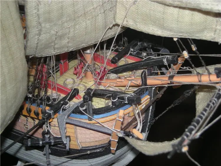 Высокое качество британских военных кораблей парусных работ 3D бумажный модельный комплект