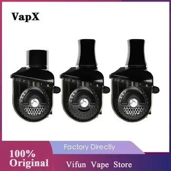 

Original VapX Geyser Empty Pod Cartridge for VapX Geyser Pod Kit 5ml/6.5ml Capacity Air Mesh Pod 75W/45W E-cigarette Vape Pod
