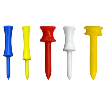 

10Pcs/Lot High Quality Blue Plastic Golf Tee Step Down Graduated Castle Tee Height Control 68mm for Golf Accessories