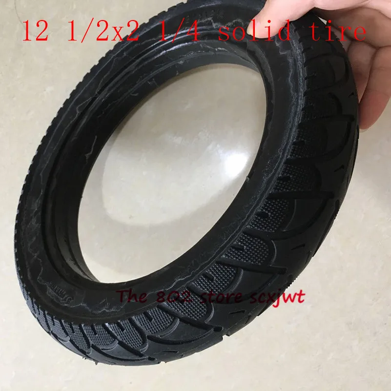 Высокое качество 12 1/2X2 1/4 твердые шины 12 1/2*2 1/4 бескамерные шины для электрический скутер ненадувные взрывозащищенные