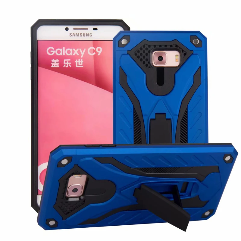 Чехол, чехол, чехол для samsung Galaxy c10 Plus C9 Pro edge TPU armor защита от падения Автономный Кронштейн, чехол для телефона
