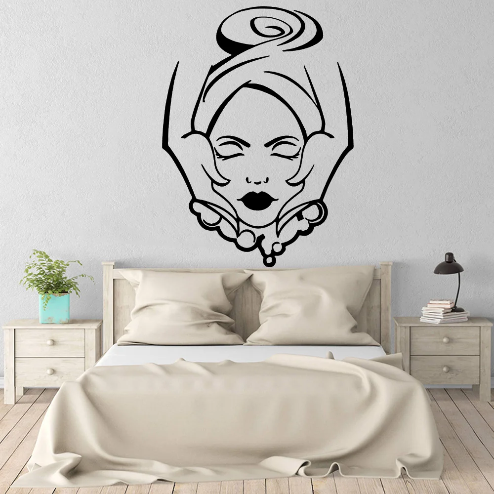 

Funny Spa Wall Art Decal Wall Art Sticker Murals For Spa Room Vinyl Decals Wallpaper Beauty Salon Stickers Mural Poster