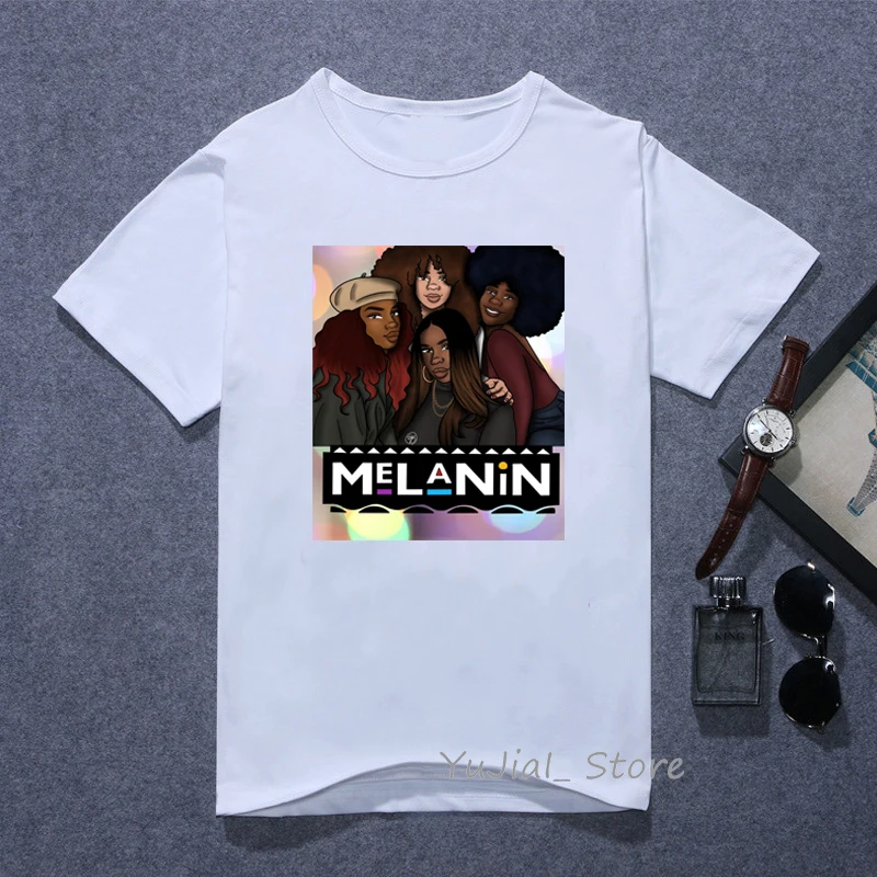 Melanin Poppin рубашка женская черная футболка с принтом для девочек Футболка друзей femme летний топ женские друзья ТВ шоу vogue футболка уличная