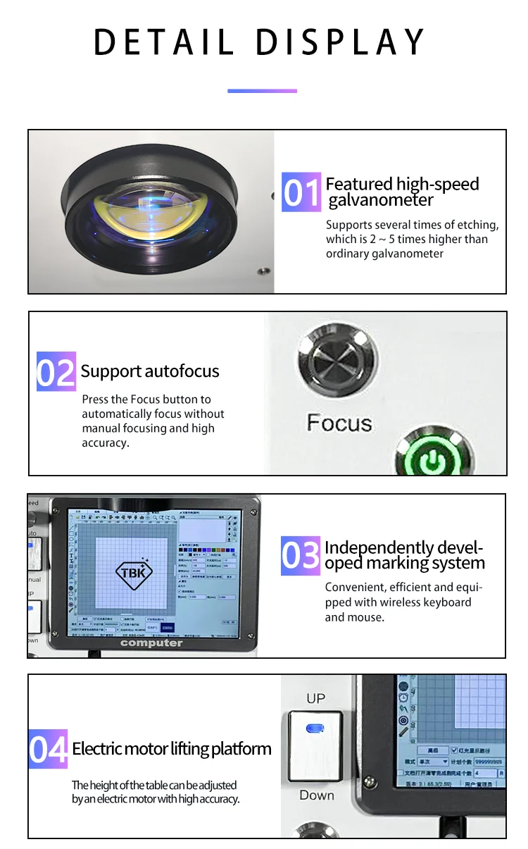 TBK-958A 958B Automatic LCD back glass Laser separate Machine for iphone 8- 11pro max for DIY Engraving and LOGO marking Machine
