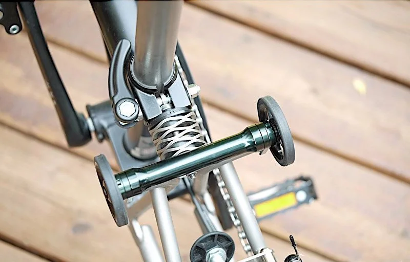 LITEPRO складной велосипедный Brompton легкий удлинитель колеса телескопическая штанга из алюминиевого сплава Аксессуары для велосипеда