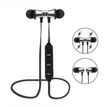 

XT11 HiFi Music Neckband game headset Magnetic Adsorption Wireless Bluetooth In-Ear Earphone Hands free Sports Headphone for men