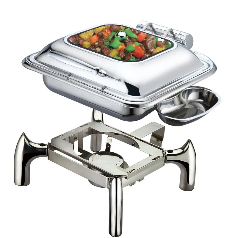 6L Hydraulic buffet oven Visible stainless steel hotel buffet insulation furnace Electric breakfast stove Food insulation