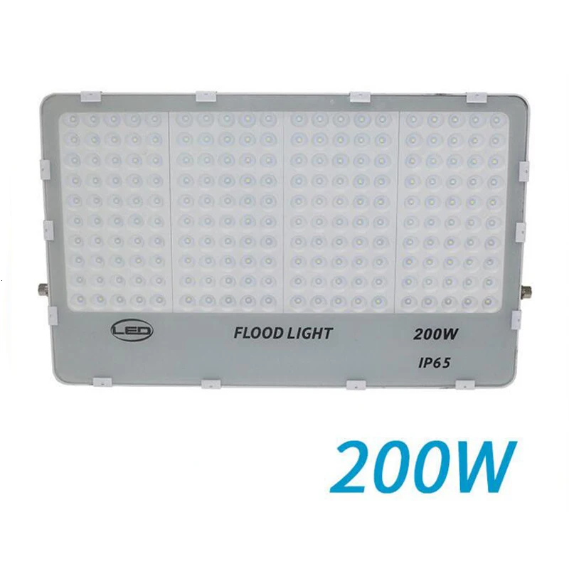 20 шт. ультратонкие Foco светодиодный внешний прожектор 200 w Сад пятно AC85-265V отражатель Водонепроницаемый IP66 Spotlight наружное настенное освещение