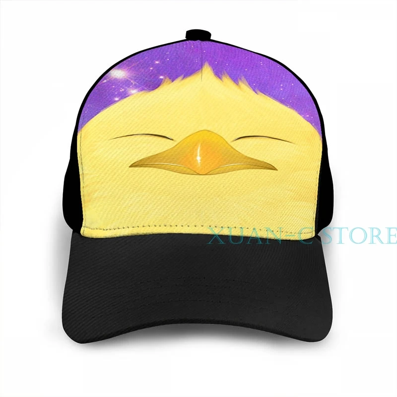 Fat chocobo баскетбольная Кепка для мужчин и женщин модная черная шляпа унисекс с принтом