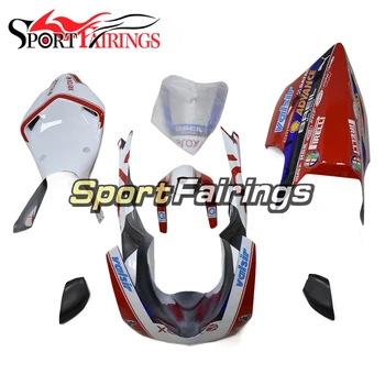

Fiberglass Racing Red White Fairing Kit For Ducati 1098 848 1198 Year 2007 2008 2009 2010 2011 2012 07 08 09 Race Bodywork Kit