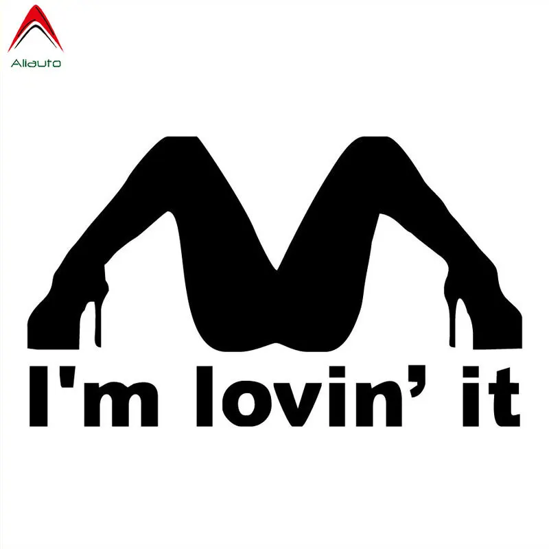 Забавная наклейка для автомобиля I'm Lovin It Spread Legs хит продаж водостойкие