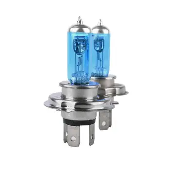 

12V H4 Car Headlights Car Quartz Lamp H4 Halogen Bulb Super White Light 55W/100W Low Power Consumption