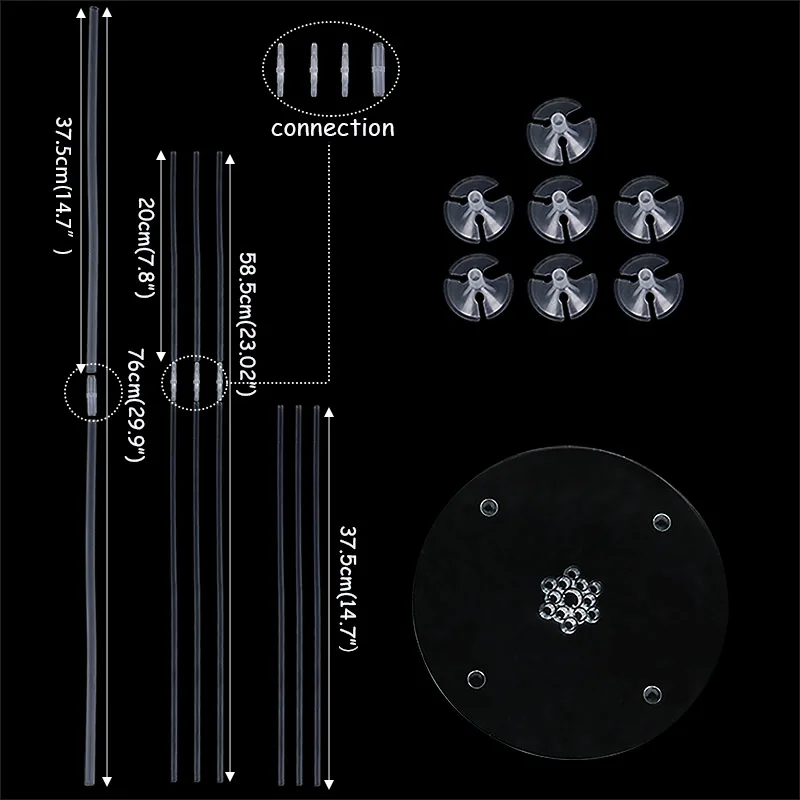 WEIGAO, 2 комплекта, держатель для шарика, стойка, колонна, свадебное украшение, воздушные шары, палочка, для детского душа, вечерние, Балон, для дня рождения, Декор, Globos