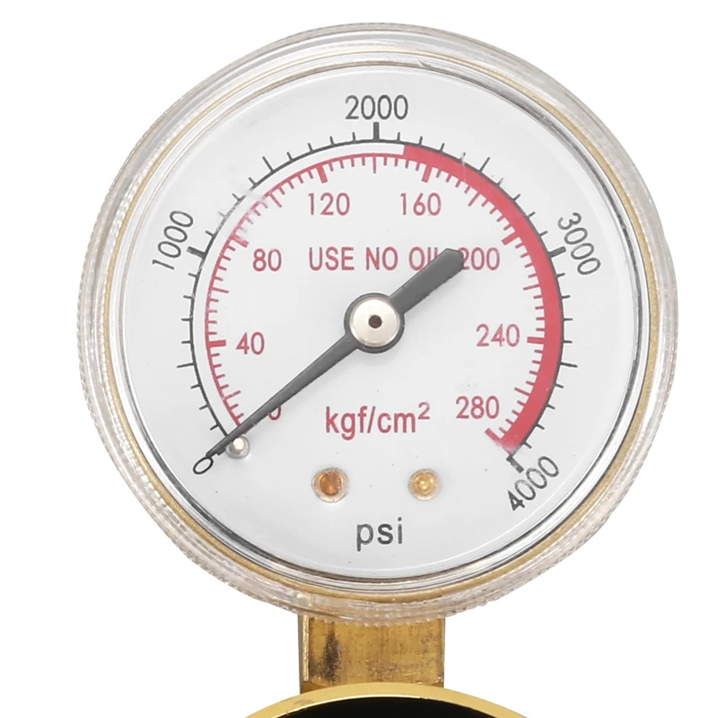 Hot Durable AR Argon CO2 Gauge Pressure Regulator Mig Tig Flow Meter Control Valve Single Step Pressure Reducer Welding Gas Sing