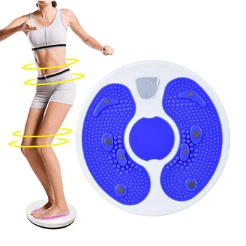 

New Yoga Sport Fitness Balance Board Wobble Waist Twisting Fitness Body Exercise Rotating Magnetic Massage Plate mat Twist Board