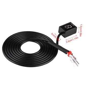 

1 pcs Motorcycle ECU Plug Mount waterproof 6 Speed Digital Gear Indicator Display fit for Honda CB400F CB500X CB650F