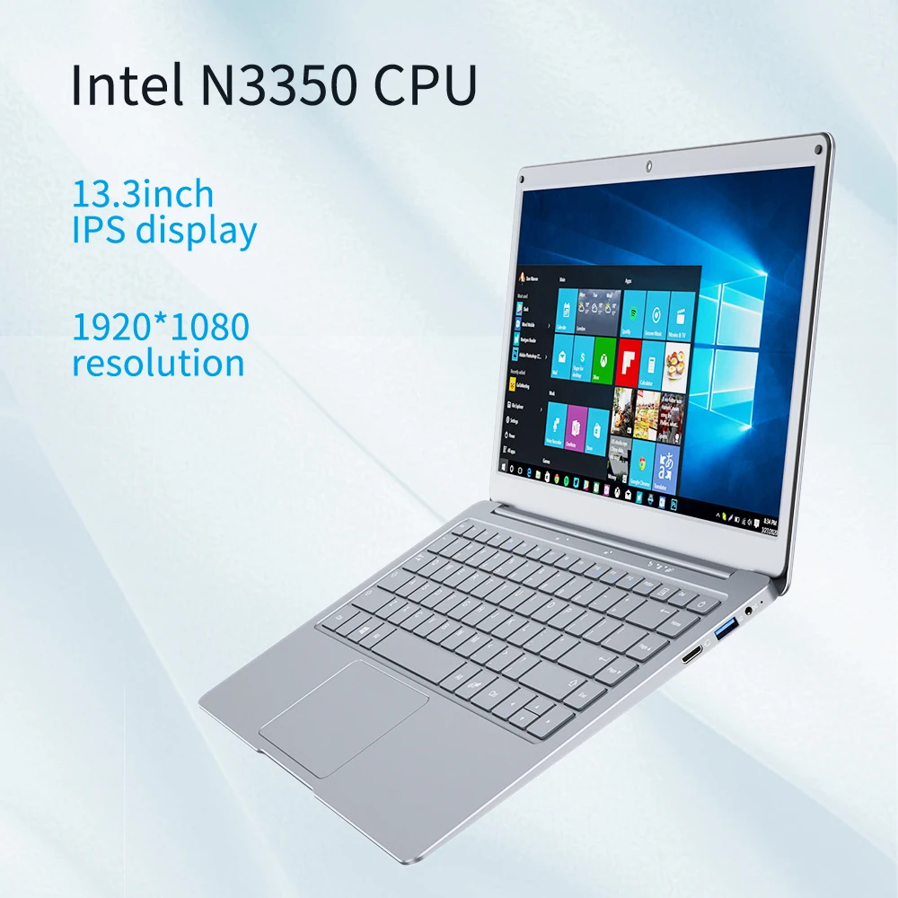 2020 Jumper EZbook X3 4GB 64GB Laptop With Office 365 Intel N3350 Win10 Notebook 13.3 Inch 1920*1080 IPS Screen Computer-1