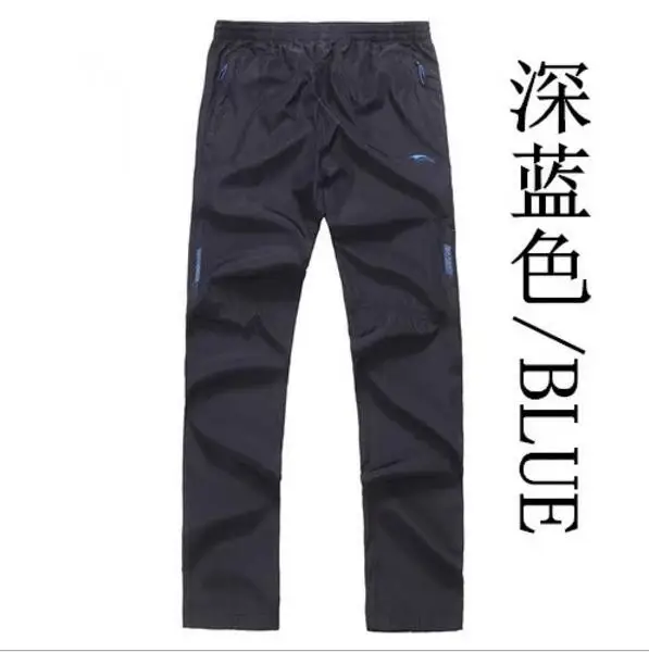 003 navy Мужские спортивные штаны размера плюс 4XL 5XL 6XL, мужские спортивные штаны для занятий спортом, мужские спортивные штаны с карманами - Цвет: 003 navy