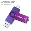 WANSENDA Usb 3.0 Flash Drive Dual Drive USB3.0 & Micro USB OTG Pen Drive 16GB 32GB 64GB 128GB 256GB High Speed Pendrive